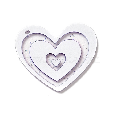 Pendentifs en plastique transparent(KY-P014-01B)-2