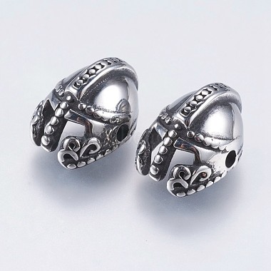 Antique Silver Hat 304 Stainless Steel Beads