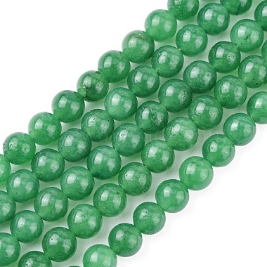8mm MediumSeaGreen Round Other Jade Beads