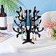 Opaque Acrylic Earring Display Tree Stands(ODIS-WH0025-117)-5