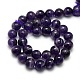Natural Amethyst Round Bead Strands(G-L170-12mm-02)-2