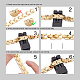 SHEGRACE Stainless Steel Panther Chain Watch Band Bracelets(JB671A)-4