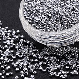 3mm Silver Glass Beads(SEED-Q004-02)