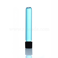 Glass Tube, with Plastic Screw Cover, Column, Clear, 150x16mm(AJEW-WH0162-71B)