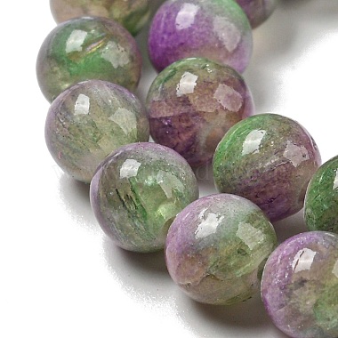 teints jade naturel perles brins(G-F764-01F)-4