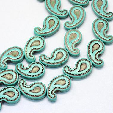 21mm Turquoise Others Synthetic Turquoise Beads