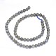Natural Labradorite Beads Strands(G-F602-04-6mm)-2