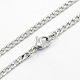 Men's 304 Stainless Steel Curb Chain Necklaces(STAS-O037-65P)-1