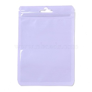 Rectangle Plastic Zip Lock Gift Bags, with Transparence Windows Resealable Bags, Lilac, 15x10.5x0.1cm, Unilateral Thickness: 2.5 Mil(0.065mm)(OPP-B006-02E-03)