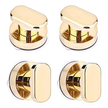ABS Plastic Drawer Knobs, for Home, Cabinet, Cupboard and Dresser, Gold, 72x74x62mm