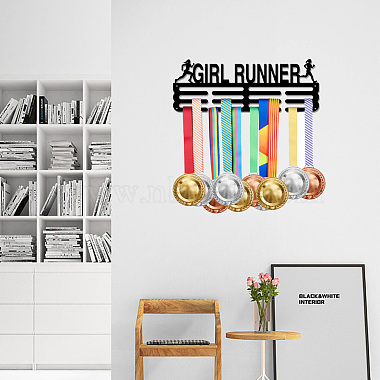 Support mural d'affichage de support de cintre de médaille de fer(ODIS-WH0021-757)-6