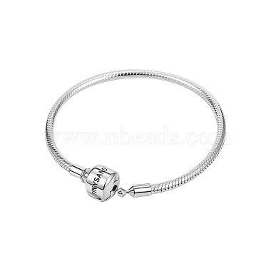TINYSAND Rhodium Plated 925 Sterling Silver Bracelet Making(TS-B-067-22)-4