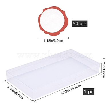 50Pcs Adhesive Wax Seal Stickers(DIY-CP0007-98C)-2