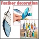 Feather Stained Acrylic Window Planel(STGL-PW0001-25C)-1