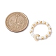 Glass Stretch Rings with Golden Plated Star & Moon Brass Beads(RJEW-JR00660-02)-4