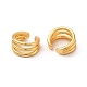 Rack Plating Brass Cuff Earrings(EJEW-P221-12G)-2