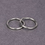 316L Surgical Stainless Steel Hoop Cartilage Earrings, Nose Rings for Men, Piercing Body Jewelry, Stainless Steel Color, 1.2mm, Inner Diameter: 16mm(WGB51CA-32)