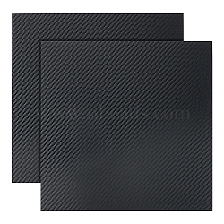 PVC Thermoplastic Plates, for Knife Sheath Handle Making, Square, Black, 300x300x1.5mm(DIY-WH0569-44)