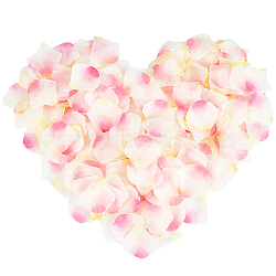 Cloth Artificial Rose Petals, for Wedding Aisle Centerpieces Table Confetti Party Favors Home Decoration, Deep Pink, 50x52x0.1mm, 100pcs/bag(DIY-WH0399-60)