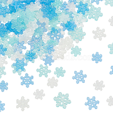 Mixed Color Snowflake Resin Cabochons