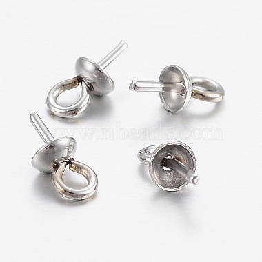 304 Stainless Steel Cup Pearl Peg Bails Pin Pendants(X-STAS-H452-01P)-3