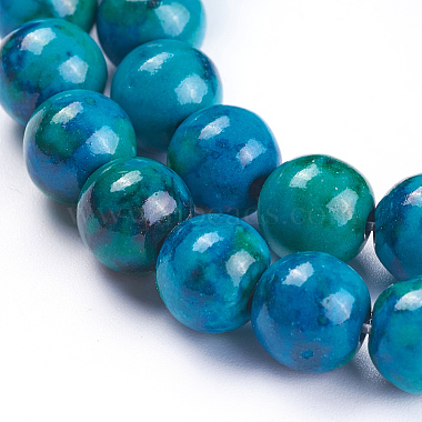Natural Chrysocolla Beads Strands(X-G-F647-02-B)-3