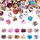 100Pcs Flocking Rondelle Beads(FIND-TA0006-80)-1