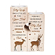 SUPERDANT Love Series Wooden Candle Holder and Candles Set(AJEW-SD0001-14A)-1