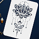Plastic Drawing Painting Stencils Templates(DIY-WH0396-438)-3