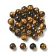 natürliche Tigerauge runde Perlen(G-YW0001-57)-1