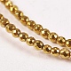Electroplate Non-magnetic Synthetic Hematite Beads Strands(X-G-J169B-2mm-04)-3