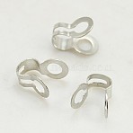 Brass Ball Chain Connectors, Platinum Color, 8x0.5mm, Hole: 2.5mm(X-KK-G188-N)