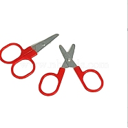 Mini Stainless Steel Scissor, Small Craft Scissor for Kids, with Plastic Handle, Red, 5.8x3.7x0.35cm(X-PW22062881559)