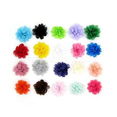 Mixed Color Flower Cloth Ornament Accessories