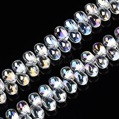 Chapelets de perles en verre transparent électrolytique(EGLA-S193-06)-6