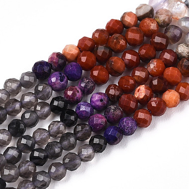 Natural & Synthetic Mixed Gemstone Beads Strands(G-D080-A01-02-20)-4