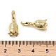 Brass with Cubic Zirconia Charms(X-KK-Q793-04G)-3