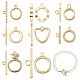 Elite 16 sets 8 style Alloy Toggle Clasps(FIND-PH0008-32)-1