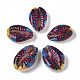 Printed Natural Cowrie Shell Beads(X-SSHEL-R047-01-D04)-2