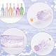 30Pcs 6 Colors Transparent Resin Bottle Cabochons(CRES-GF0001-04)-6