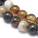 Natural Striped Agate/Banded Agate Beads Strands(G-I254-03A)-4