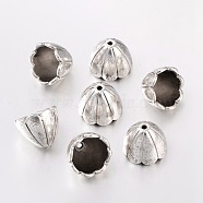 Alloy Bead Caps, Lead Free and Cadmium Free, Antique Silver Color, about 15mm long, 17mm wide, 17mm thick, hole: 2mm(X-EA8743Y)