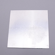Aluminum Sheet, For Laser Cutting, Precision Machining, Mould Making, Square, Platinum, 15x15x0.1cm(ALUM-WH0164-94B)