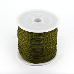 Nylon Thread, Olive, 1mm, about 87.48 yards(80m)/roll(NWIR-S005-11)