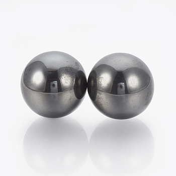Magnetic Synthetic Hematite Beads, Gemstone Sphere, No Hole/Undrilled, Round, 19~20mm