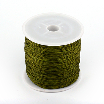 Nylon Thread, Olive, 1mm, about 87.48 yards(80m)/roll