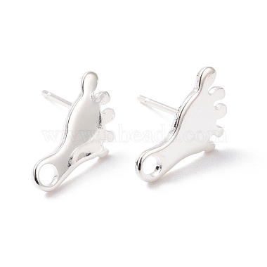 925 Sterling Silver Plated Body 201 Stainless Steel Stud Earring Findings