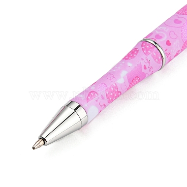 Valentine's Day Theme Heart Pattern Plastic with Iron Ball-Point Pen(FIND-D032-01D)-2