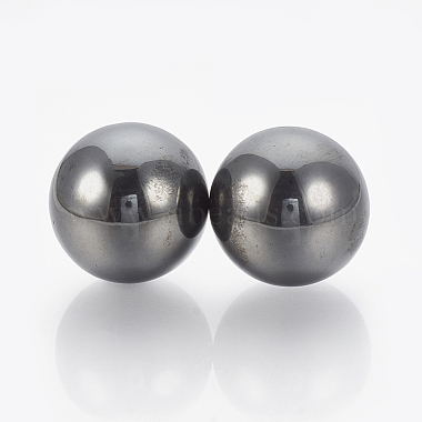 19mm Round Magnetic Hematite Beads