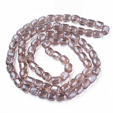 Electroplate Transparent Glass Beads Strands(EGLA-N002-32-C01)-2